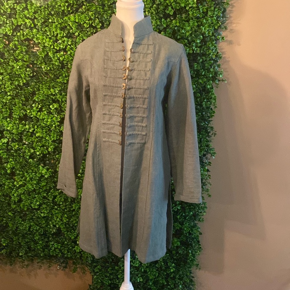 Soft Surroundings Oriental/Military Style Jacket